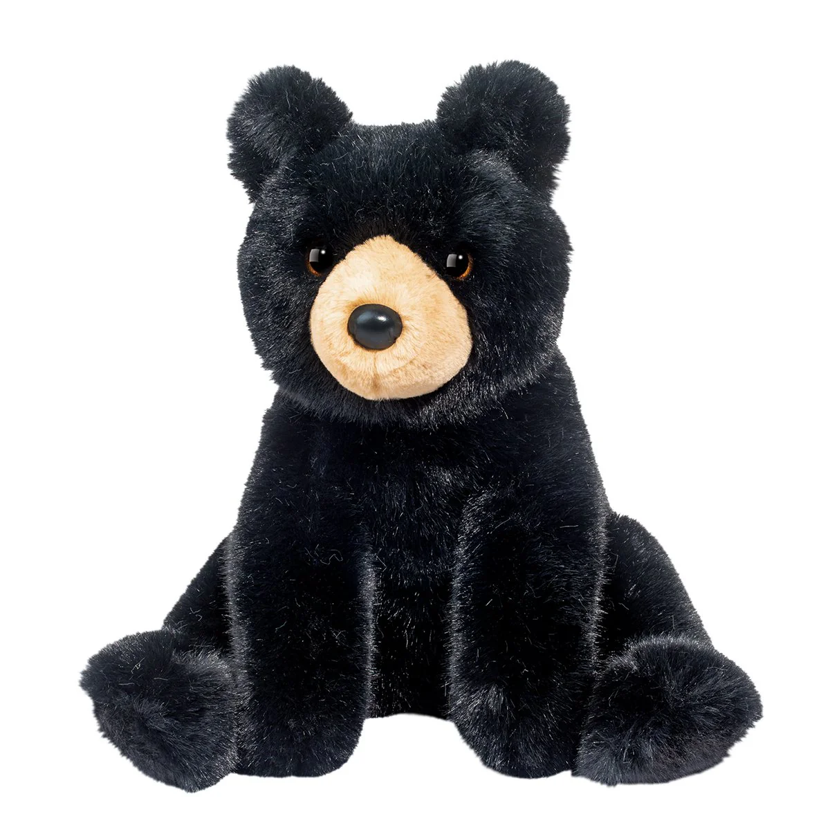 Woodsie Blk Bear Super Soft - Lrg