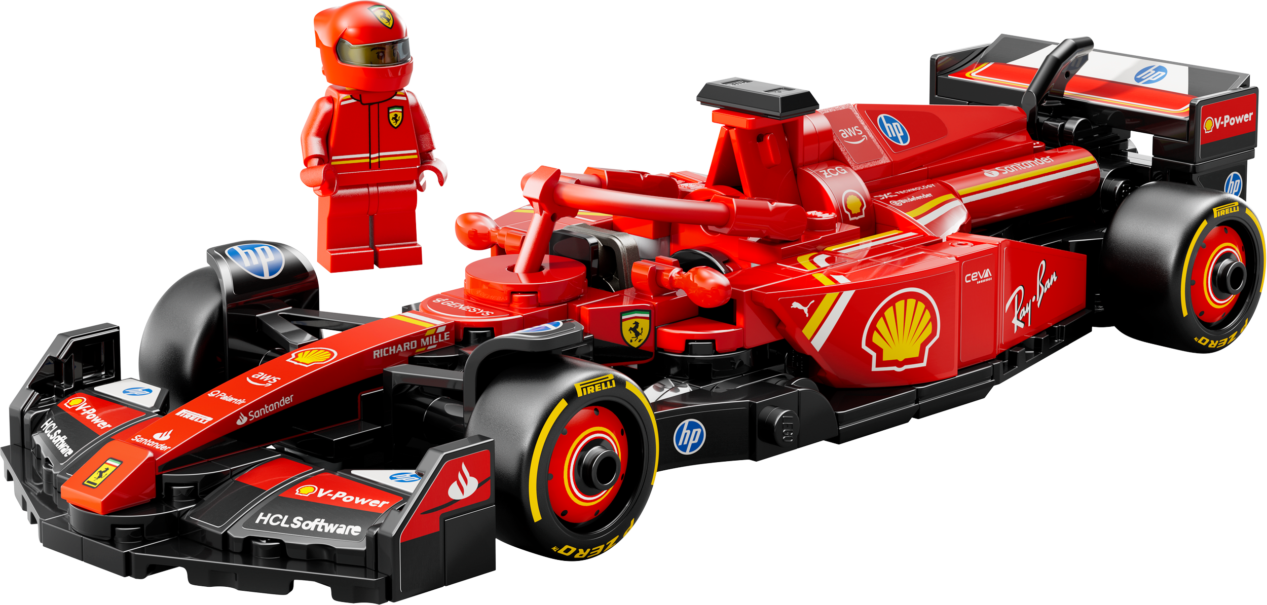LEGO Speed Champions Ferrari SF-24 F1 Race Car (77242)