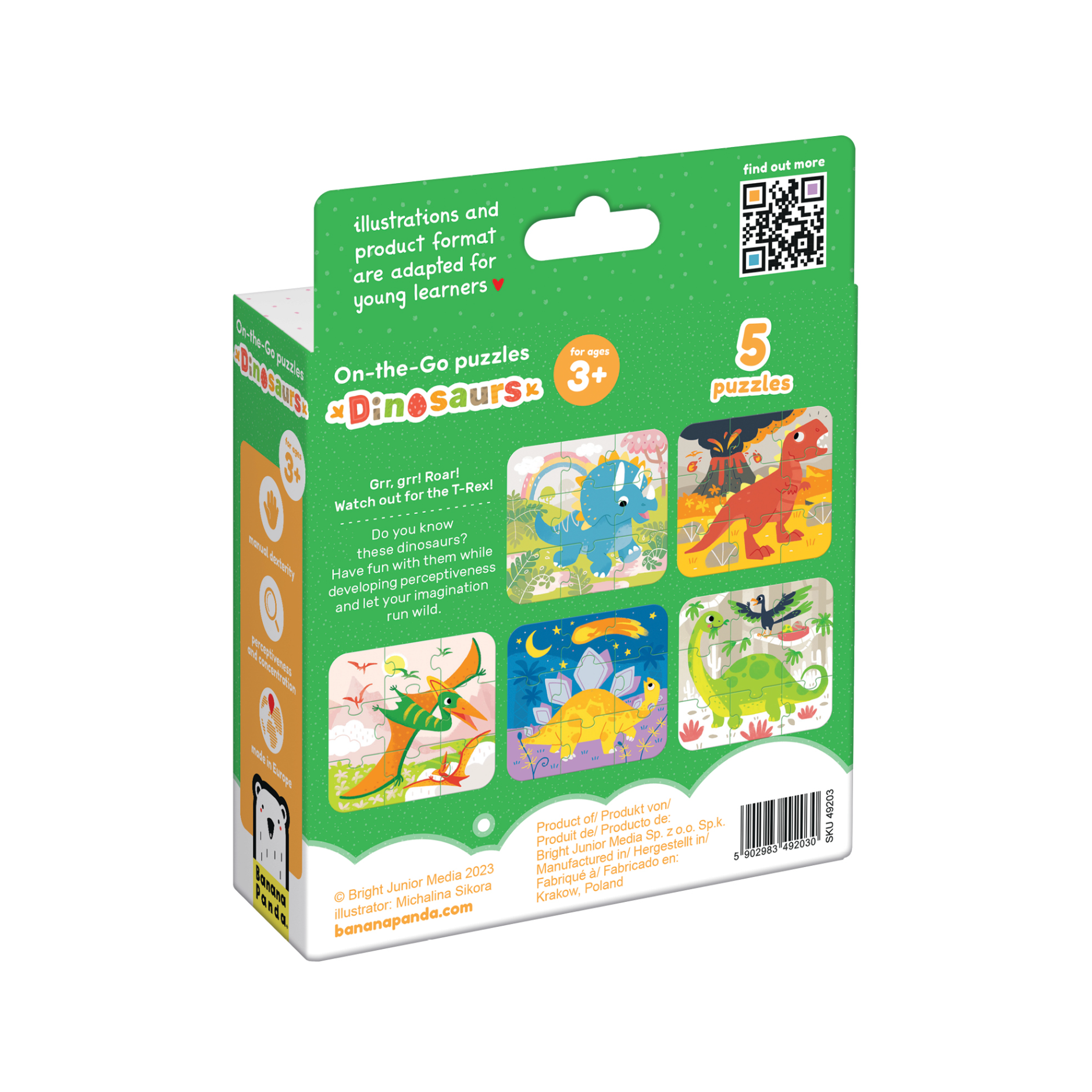 On the Go Puzzles - Dinosaurs