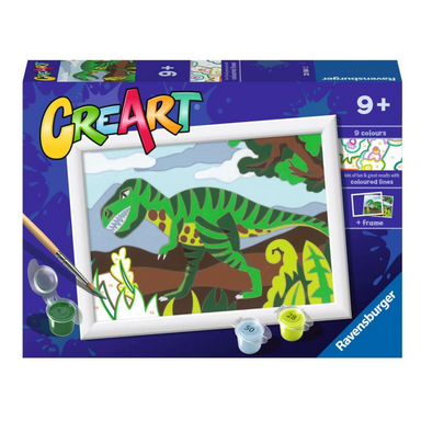CreArt PBN Roaming Dinosaur 5x7