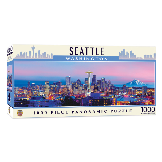 Seattle 1000pc Panoramic Puzzle