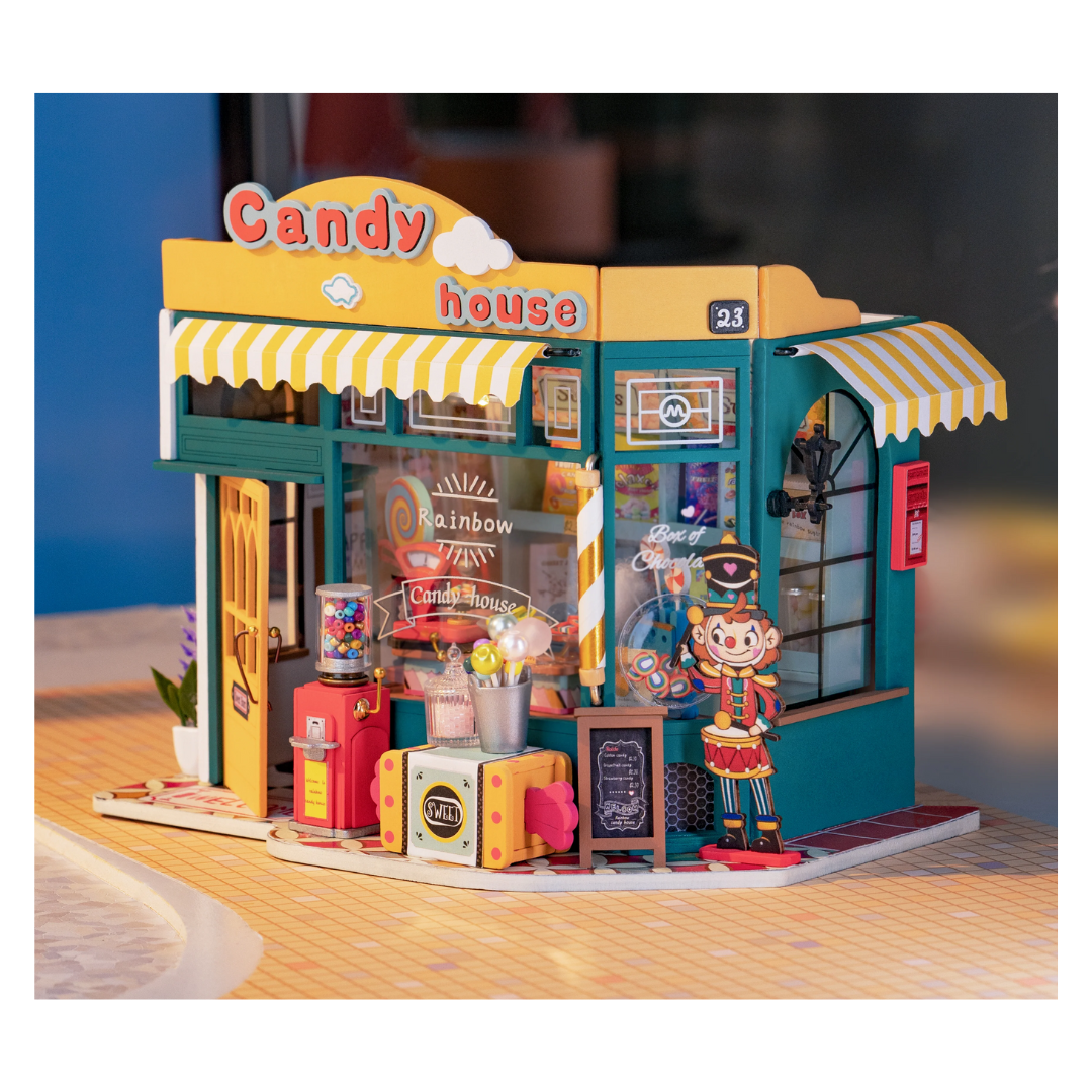 DIY Miniature Kit: Rainbow Candy House