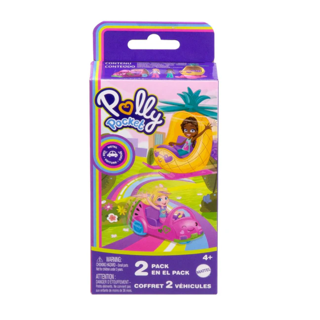 Polly Pocket Vehicle 2pk Asst