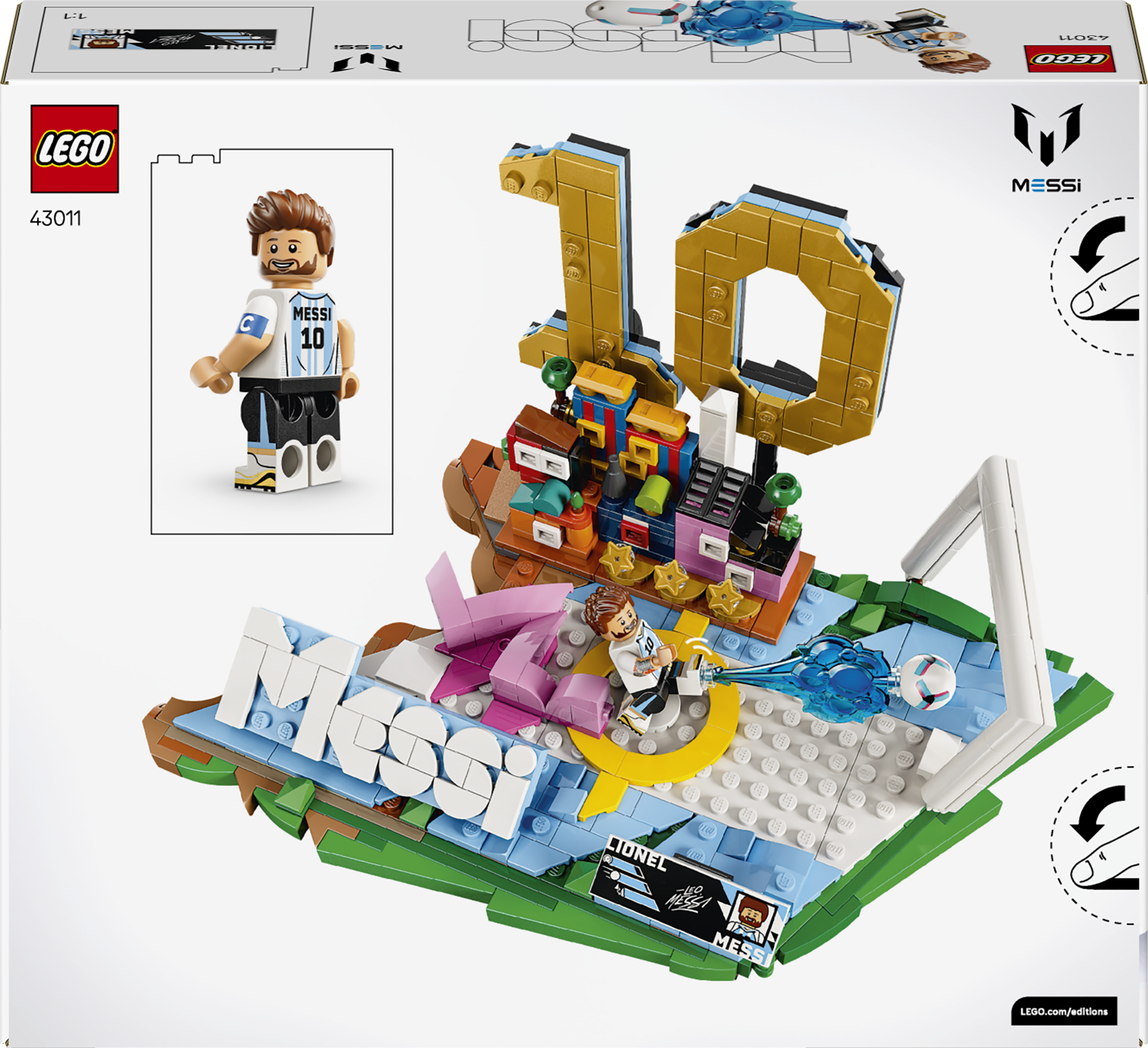 43011 LEGO&reg; Editions Lionel Messi &ndash; Soccer Highlights
