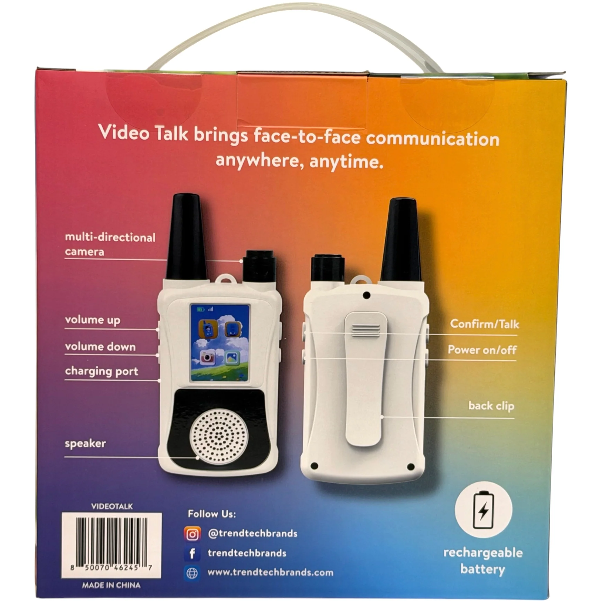 Video Talk: Two way Video Walkie Talkie
