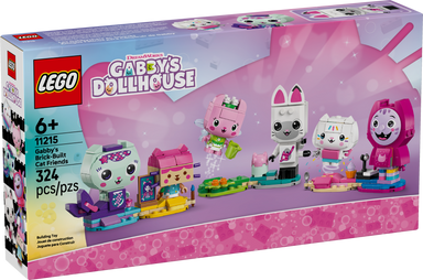 11215 LEGO&reg; Gabby&rsquo;s Dollhouse Gabby&rsquo;s Brick-Built Cat Friends