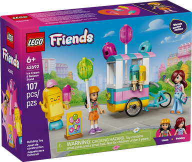 LEGO&reg; Friends Ice Cream &amp; Balloon Stand Building Set 42692