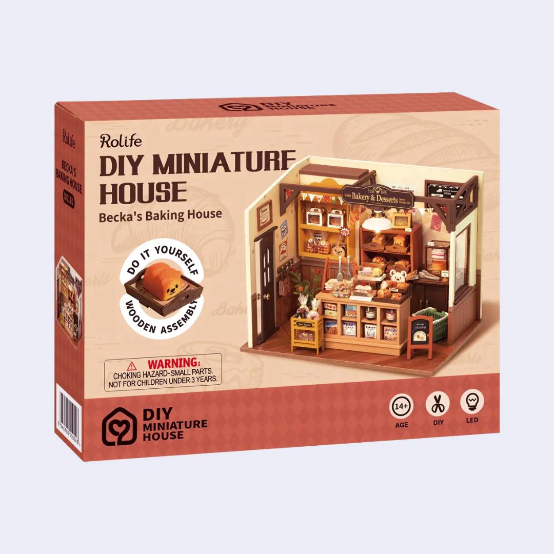 Becka's Baking House - DIY Miniature kit