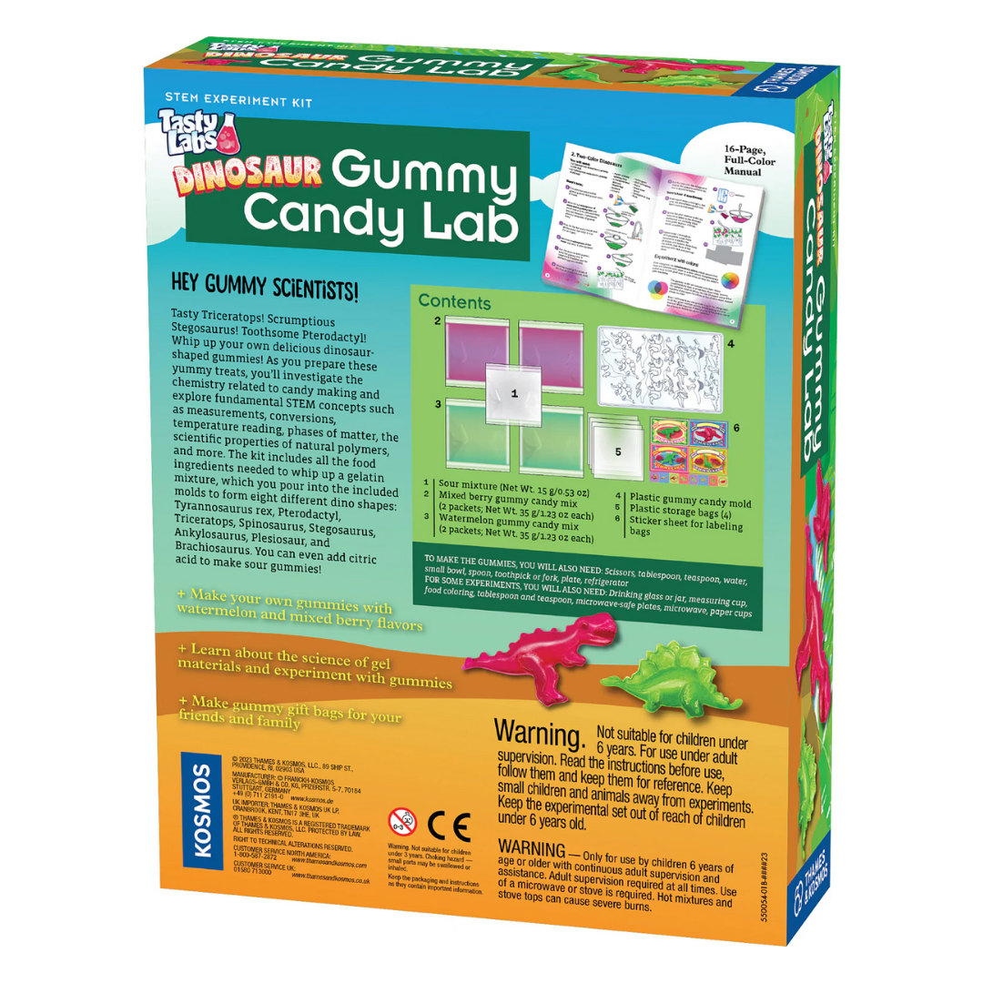 Dinosaur Gummy Candy Lab