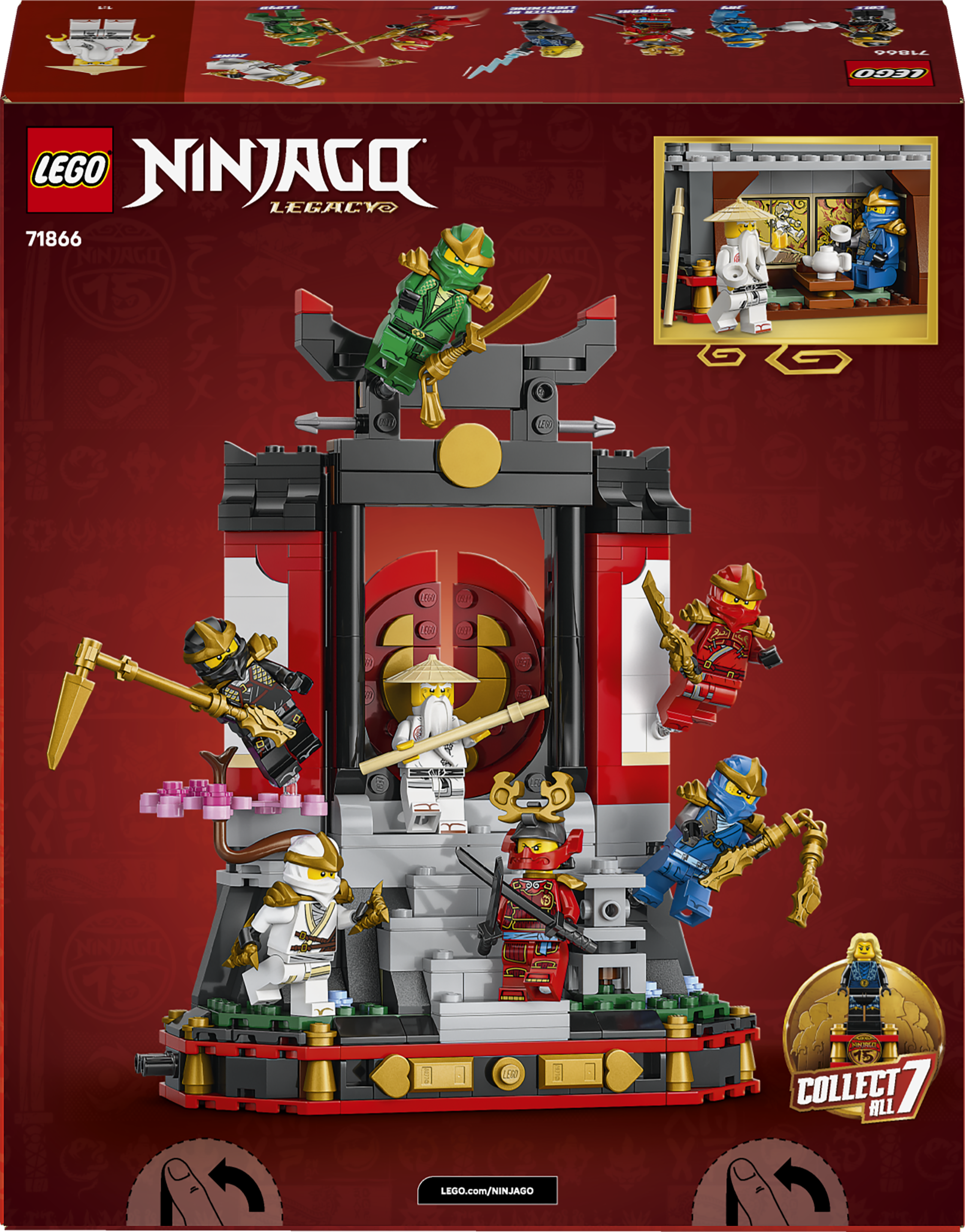 LEGO&reg; NINJAGO&reg; Ninja Character Display 15th Anniversary 71866