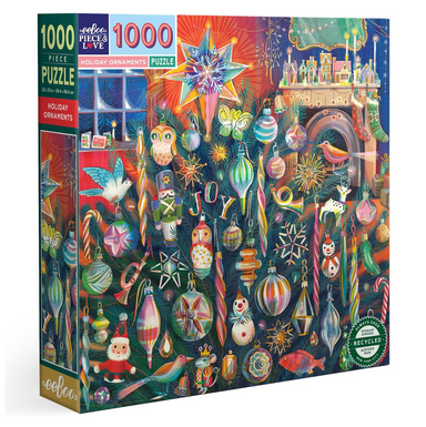 Holiday Ornaments 1000pc Puzzle