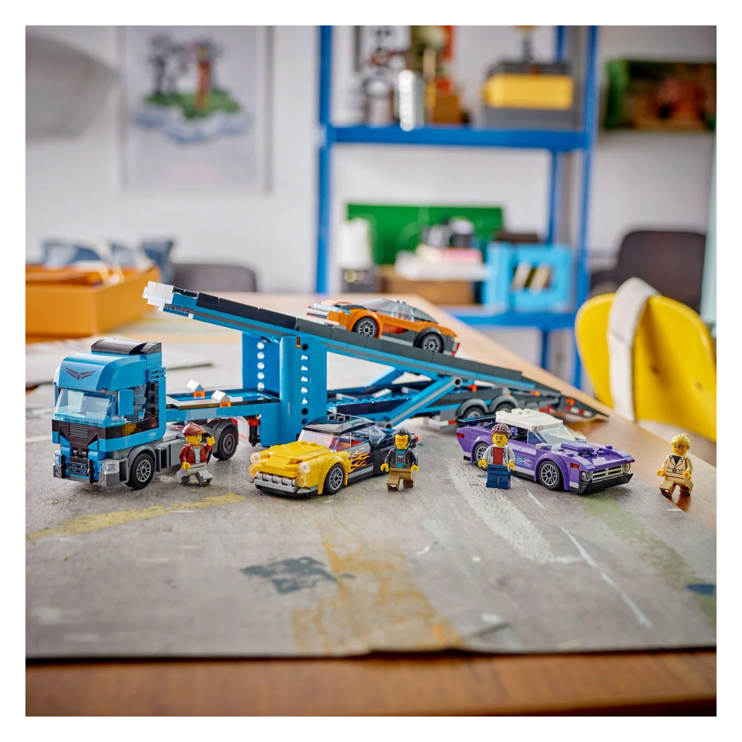 60408 Car Transporter Truck with Sports Cars