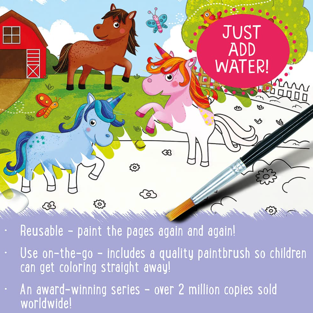 Paint with Water Horses & Unicorns - Kicks and Giggles