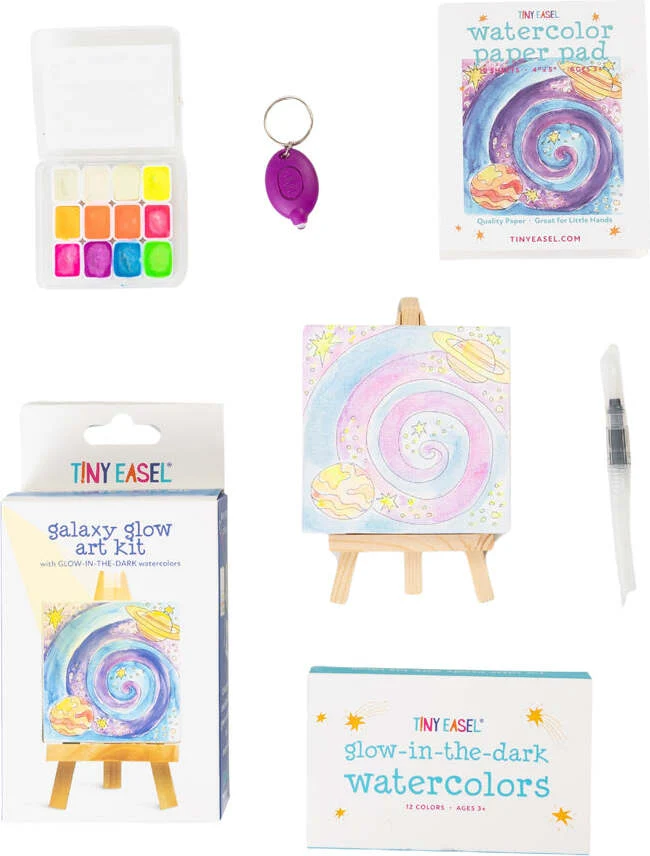 Tiny Easel: Galaxy Glow Art Kit