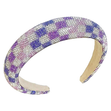 Era Check Crystal Headband