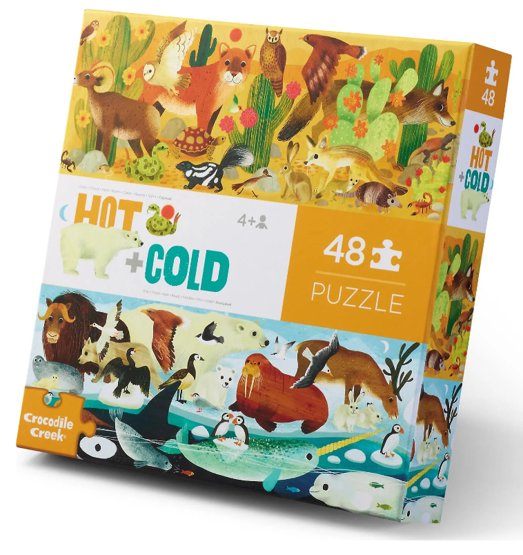 Hot &amp; Cold 48pc Opposites Puzzle