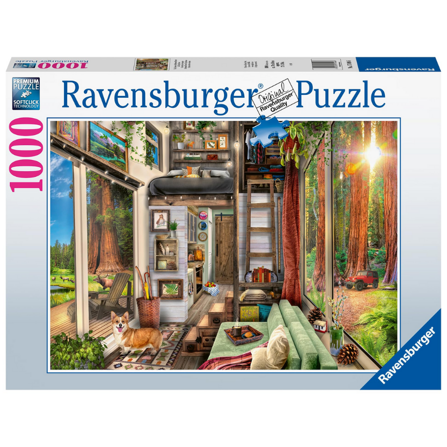 Redwood Forest Tiny House 1000pc Puzzle