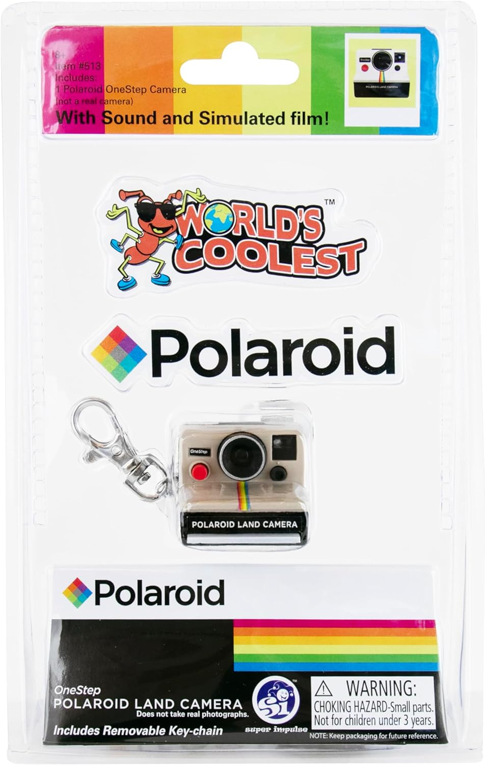World's Smallest Polaroid&reg; Camera Keychain