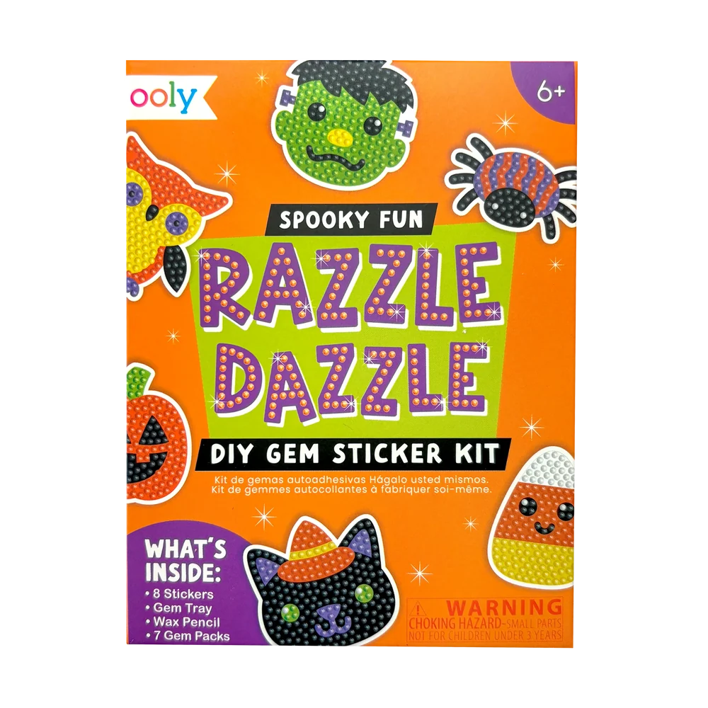 Razzle Dazzle Mini DIY Gem Sticker Kit: Spooky Fun