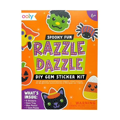 Razzle Dazzle Mini DIY Gem Sticker Kit: Spooky Fun