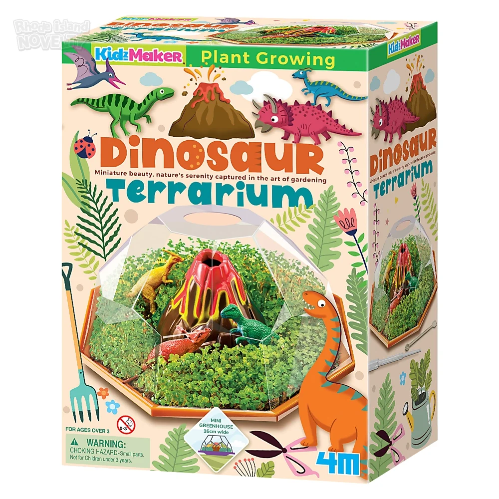 Plant Growing Dinosaur Terrarium