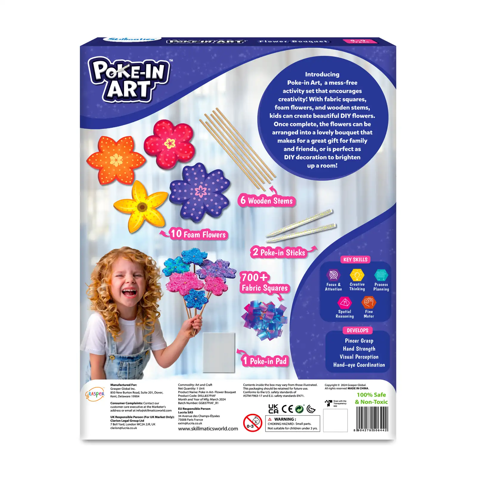 Poke-In Art Flower Bouquet