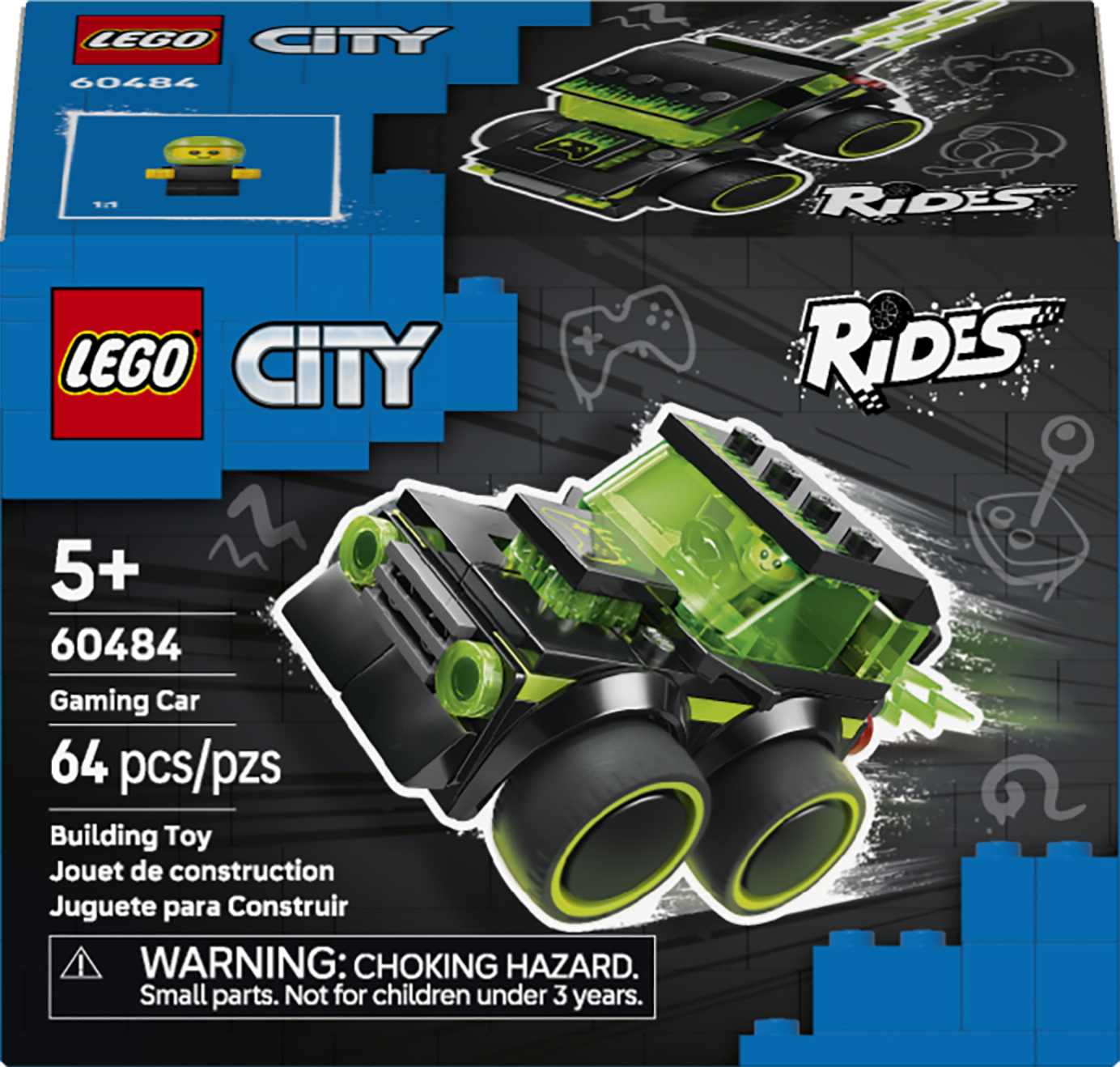 60484 LEGO&reg; City Rides &ndash; Gaming Race Car