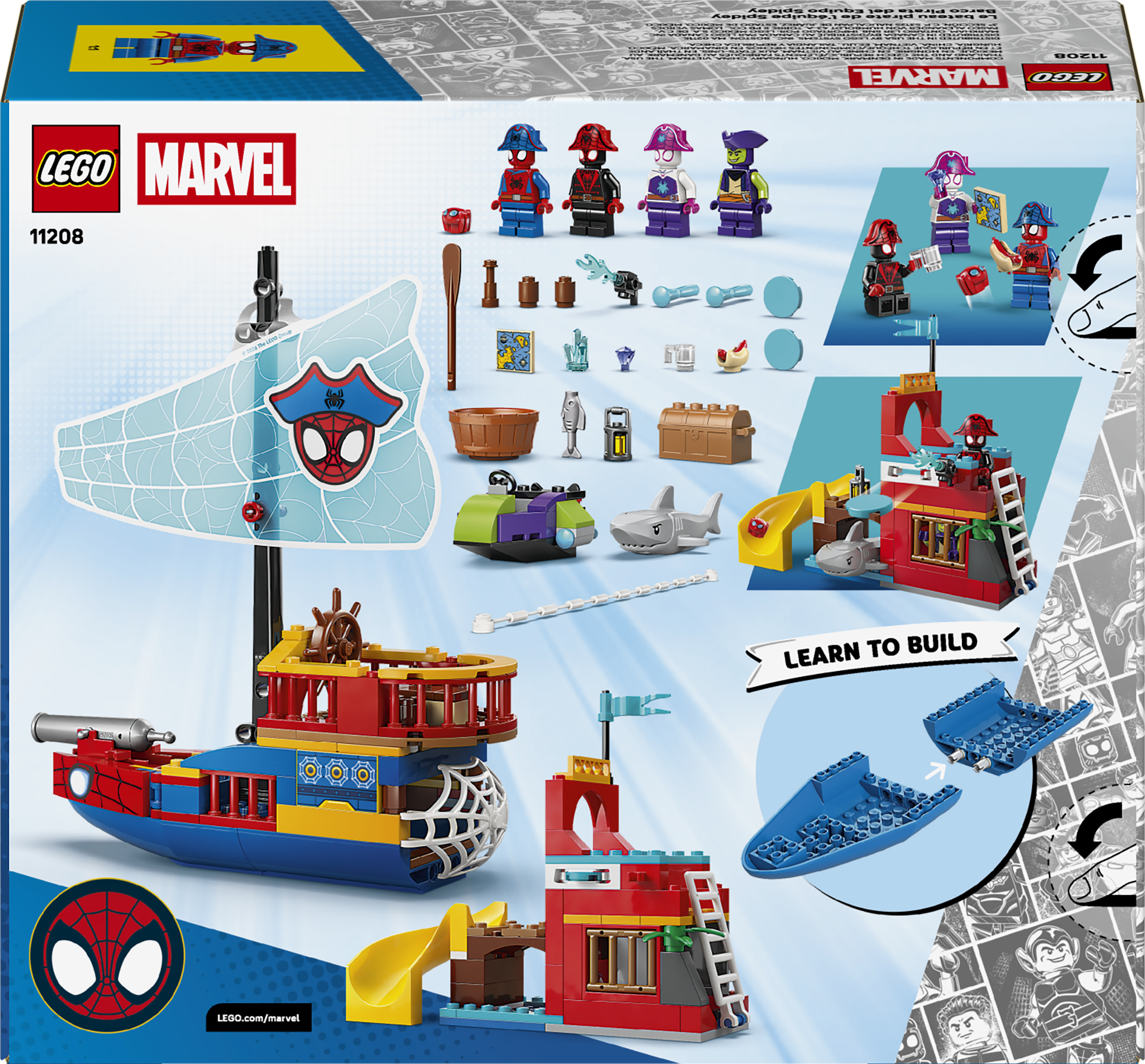 11208LEGO&reg; ǀ Marvel Spidey And His Amazing Friends Team Spidey Pirate Ship