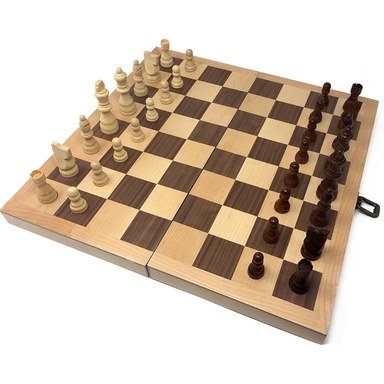 15in Deluxe Wood Chess Set