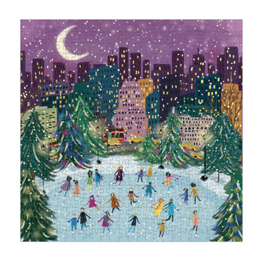Merry Moonlight Skaters 500pc Puzzle