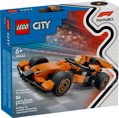 LEGO&reg; City F1&reg; Driver with McLaren Race Car 60442