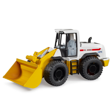 03412 Wheel Loader Yellow and White
