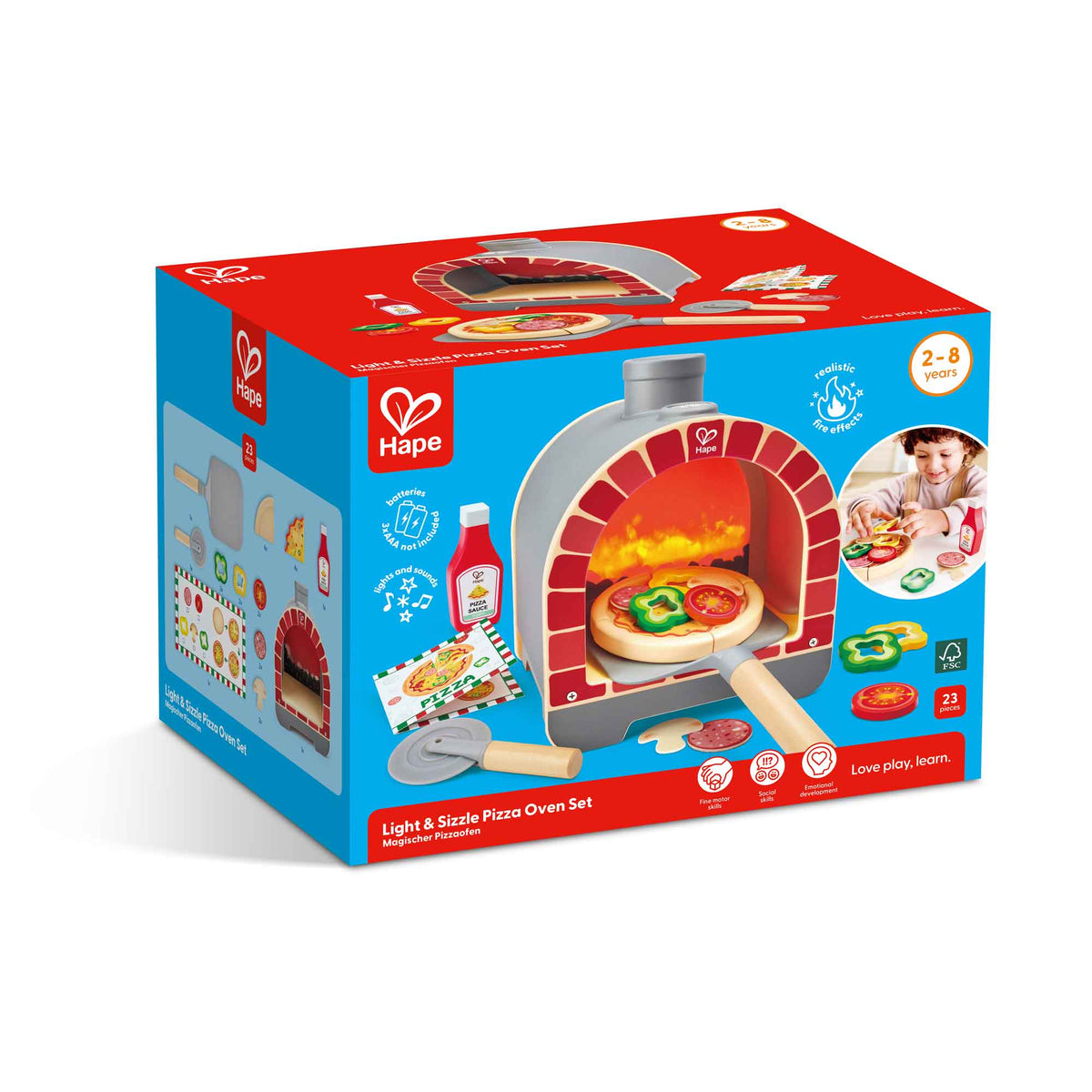 Light & Sizzle Pizza Oven Set — Snapdoodle Toys & Games