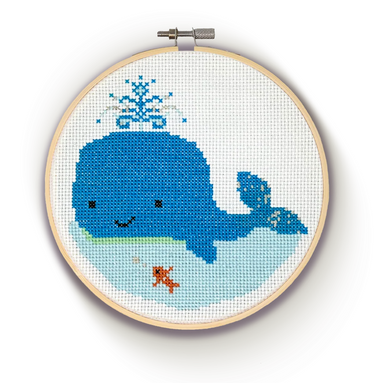 Cross Stitch Kit Whale