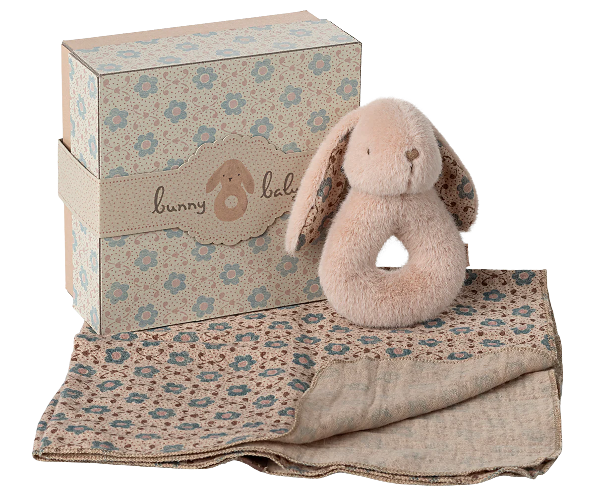 Maileg: Rabbit/Bunny Rattle Set - asst