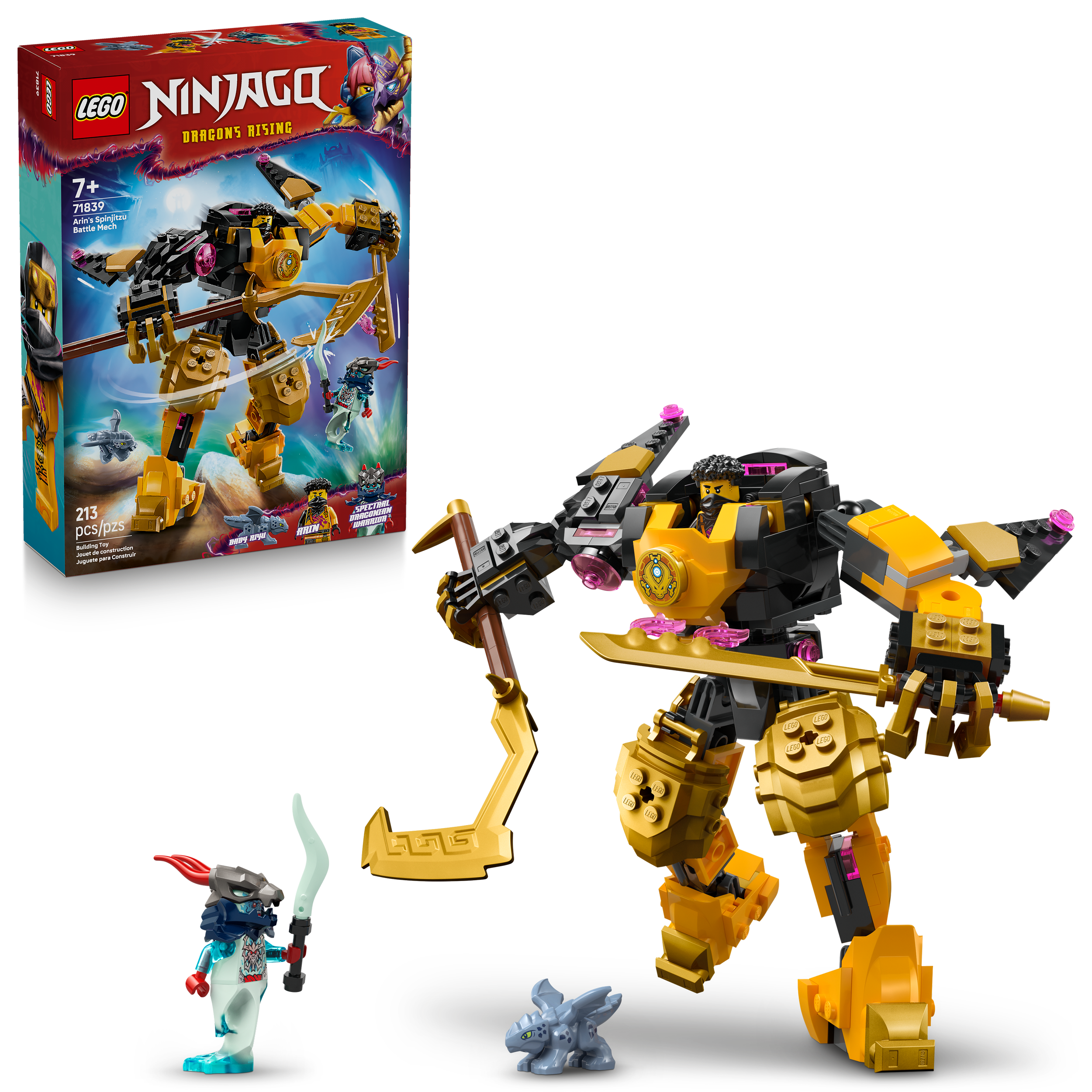 LEGO&reg; NINJAGO&reg; Arin&rsquo;s Spinjitzu Battle Mech Toy Set 71839