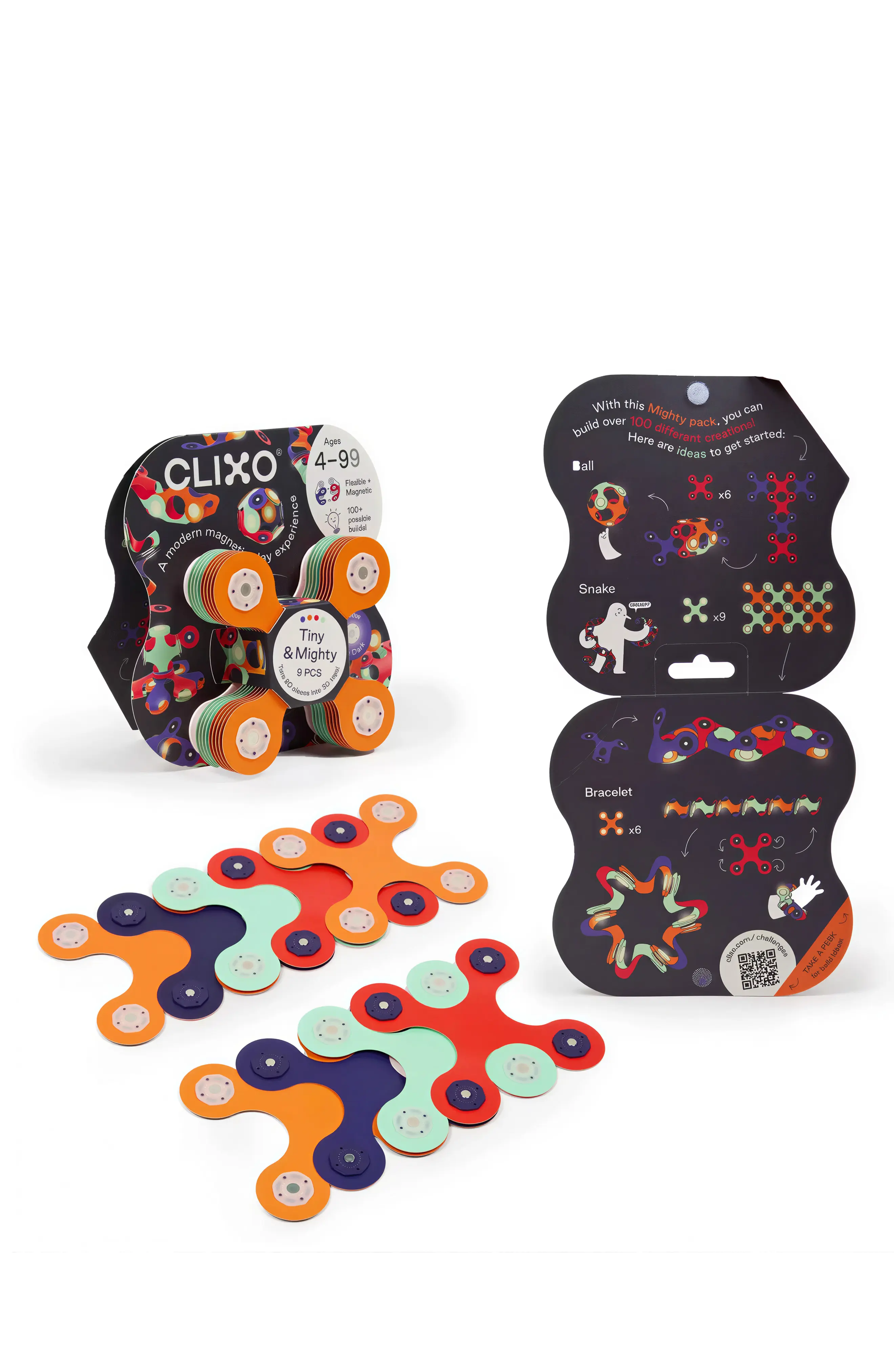 Clixo Tiny &amp; Mighty Magnet Set Asst