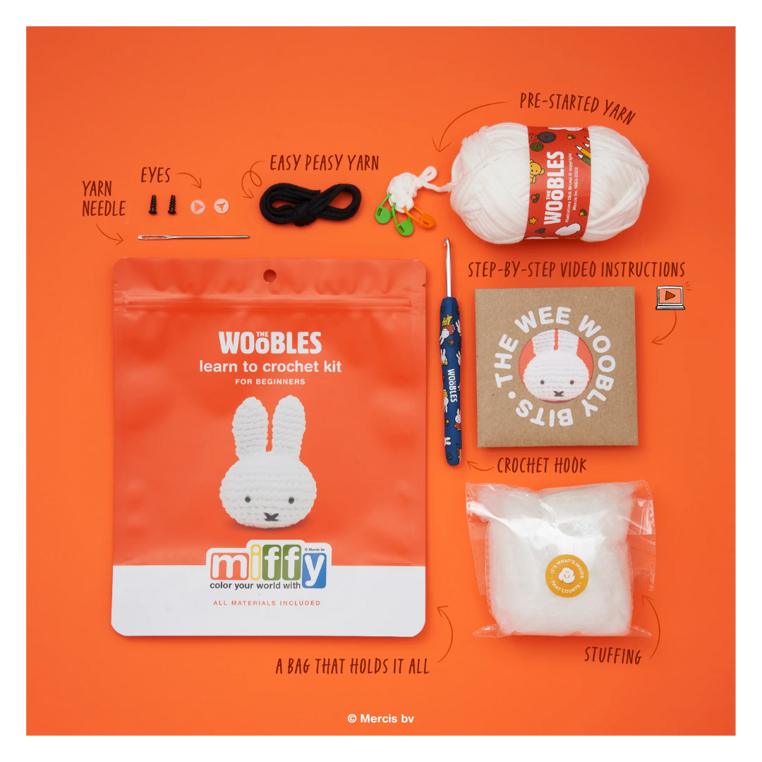 Beginner Crochet Kit - Miffy