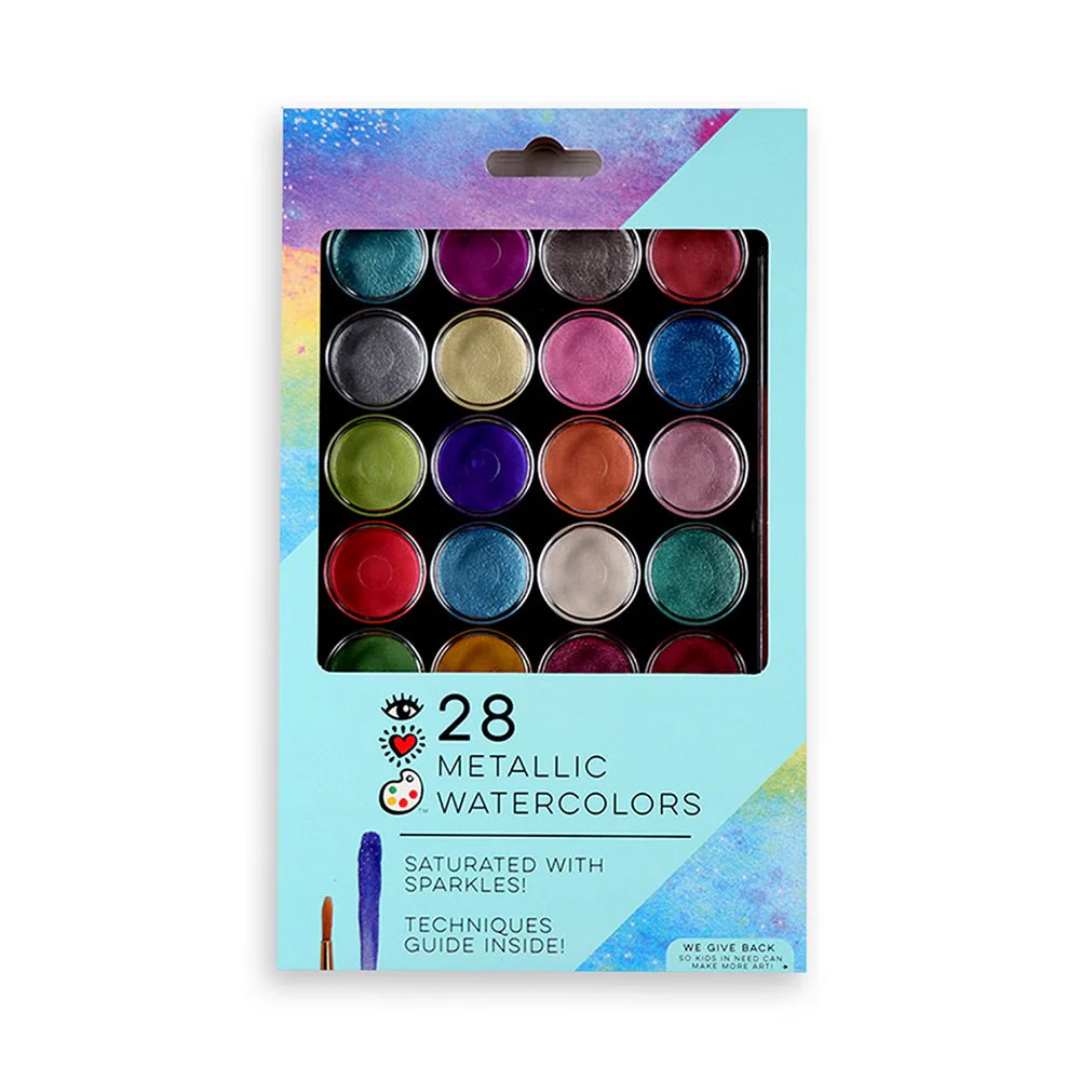 Metallic Watercolors 28pk