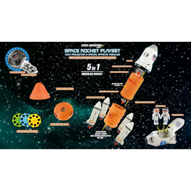 Space Adventure Rocket Playset