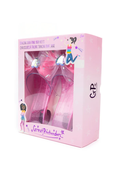Dancing Diva High Heels: Pink, One Size