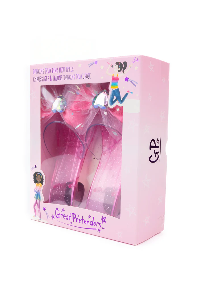 Dancing Diva High Heels: Pink, One Size