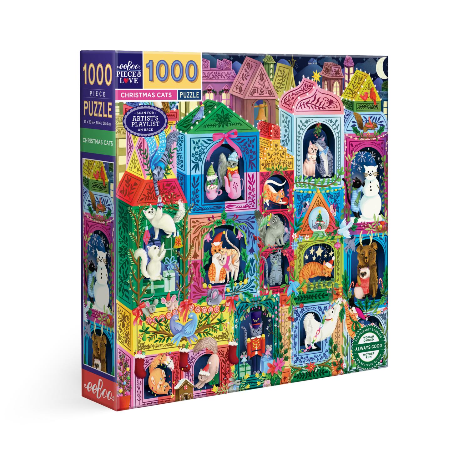 Christmas Cats 1000pc