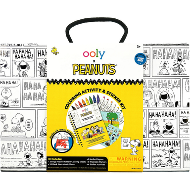 OOLY x Peanuts Coloring Activity &amp; Sticker Kit