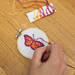 Mini Cross Stitch Embriodery Kit - Butterfly