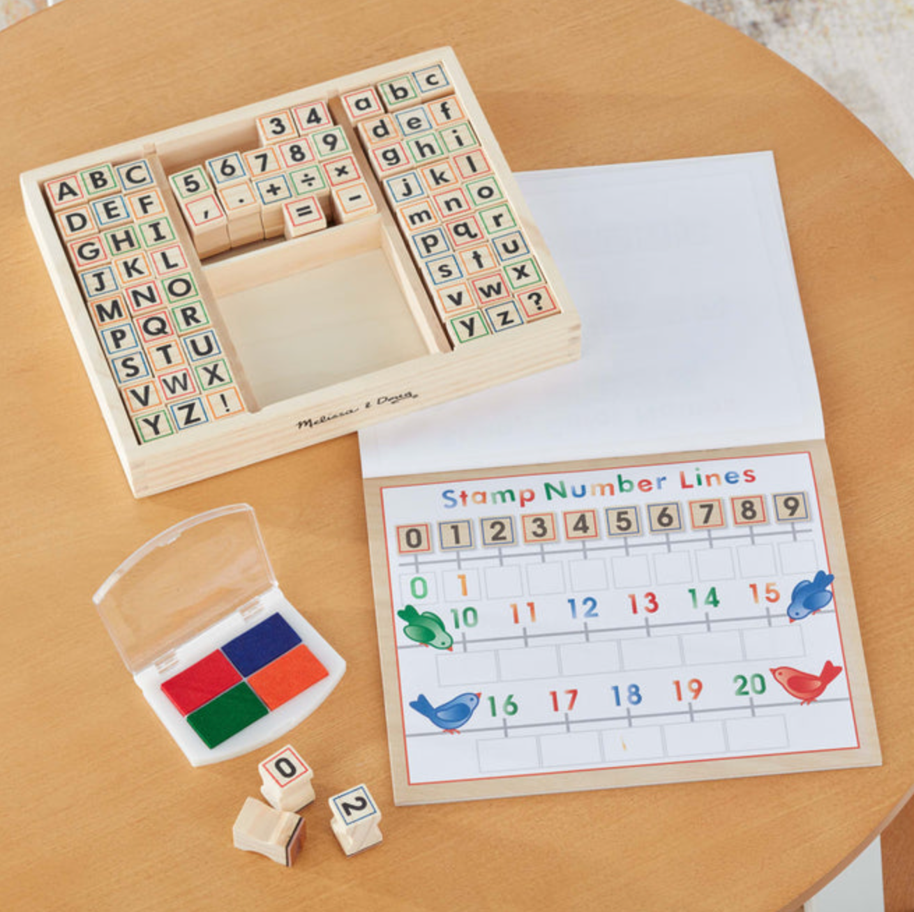 Deluxe ABCs &amp; 123s Stamp Set