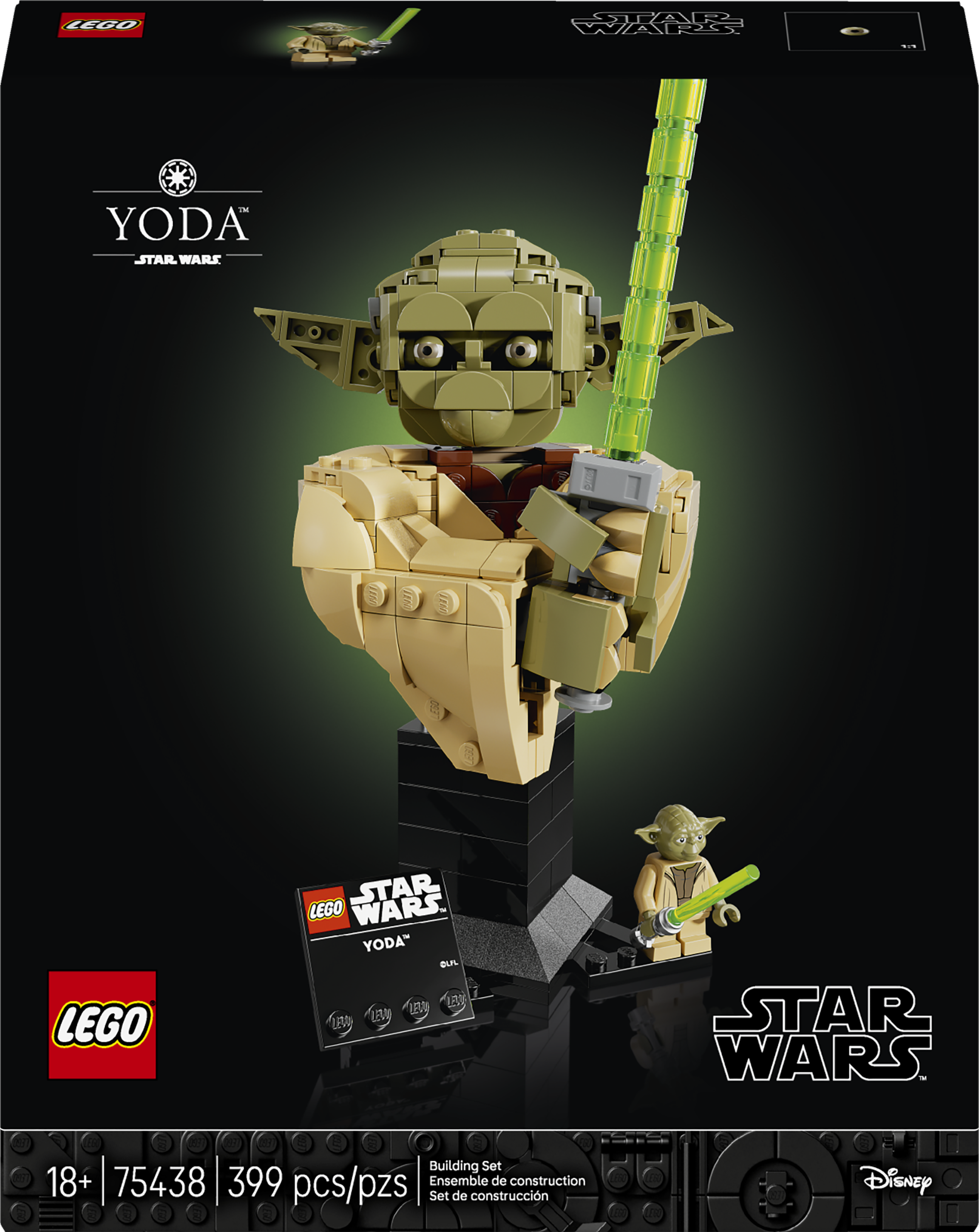 75438 LEGO&reg; Star Wars&trade; Yoda&trade; Bust