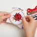 Mini Cross stitch Embriodery Kit - Ladybug