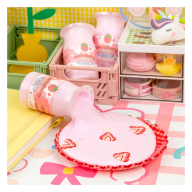 Strawberry Milk Gloss Slime