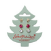 Holiday Tree Clip On Earrings 3prs